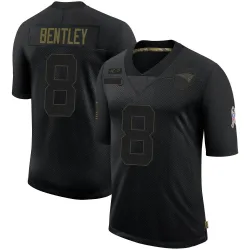 New England Patriots Youth Limited Black 2020 Salute To Service Jersey (8 Ja'Whaun Bentley)