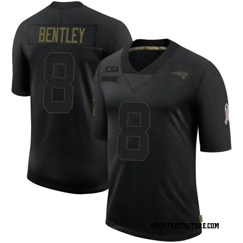New England Patriots Youth Limited Black 2020 Salute To Service Jersey (8 Ja'Whaun Bentley)