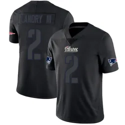 New England Patriots Youth Limited Black Impact Jersey (2 Harold Landry III)