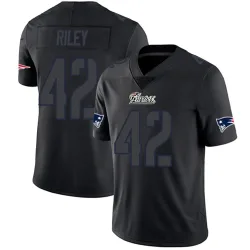 New England Patriots Youth Limited Black Impact Jersey (42 Cam Riley)