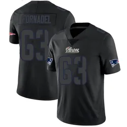 New England Patriots Youth Limited Black Impact Jersey (63 Liam Fornadel)