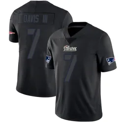 New England Patriots Youth Limited Black Impact Jersey (7 Carlton Davis III)