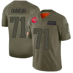 New England Patriots Youth Limited Camo 2019 Salute to Service Jersey (71 Mike Onwenu)