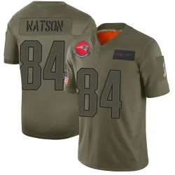 New England Patriots Youth Limited Camo 2019 Salute to Service Jersey (84 Benjamin Watson)