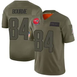New England Patriots Youth Limited Camo 2019 Salute to Service Jersey (84 Kendrick Bourne)