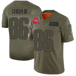 New England Patriots Youth Limited Camo 2019 Salute to Service Jersey (86 Efton Chism III)