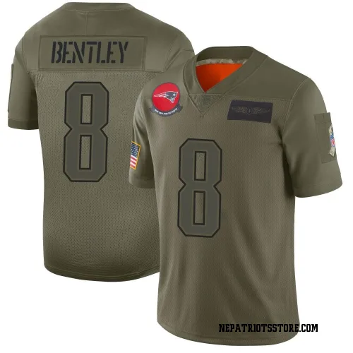 New England Patriots Youth Limited Camo 2019 Salute to Service Jersey (8 Ja'Whaun Bentley)