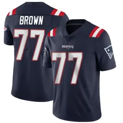 New England Patriots Youth Limited Navy Team Color Vapor Untouchable Jersey (77 Ben Brown)