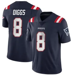 New England Patriots Youth Limited Navy Team Color Vapor Untouchable Jersey (8 Stefon Diggs)