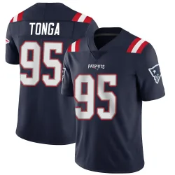New England Patriots Youth Limited Navy Team Color Vapor Untouchable Jersey (95 Khyiris Tonga)