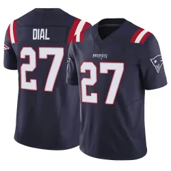 New England Patriots Youth Limited Navy Vapor F.U.S.E. Jersey (27 Marcellas Dial Jr.)