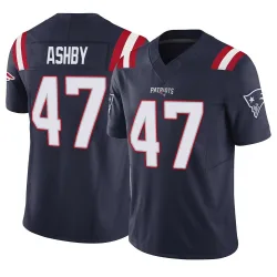 New England Patriots Youth Limited Navy Vapor F.U.S.E. Jersey (47 Julian Ashby)