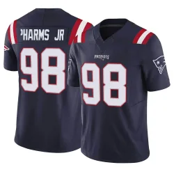 New England Patriots Youth Limited Navy Vapor F.U.S.E. Jersey (98 Jeremiah Pharms Jr.)