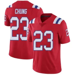 New England Patriots Youth Limited Red Vapor Untouchable Alternate Jersey (23 Patrick Chung)