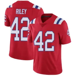 New England Patriots Youth Limited Red Vapor Untouchable Alternate Jersey (42 Cam Riley)