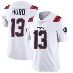 New England Patriots Youth Limited White Vapor Untouchable Jersey (13 Jalen Hurd)