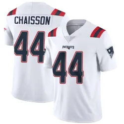 New England Patriots Youth Limited White Vapor Untouchable Jersey (44 K'Lavon Chaisson)