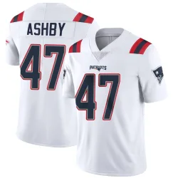 New England Patriots Youth Limited White Vapor Untouchable Jersey (47 Julian Ashby)