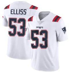 New England Patriots Youth Limited White Vapor Untouchable Jersey (53 Christian Elliss)
