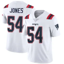 New England Patriots Youth Limited White Vapor Untouchable Jersey (54 Truman Jones)