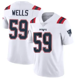 New England Patriots Youth Limited White Vapor Untouchable Jersey (59 Carson Wells)