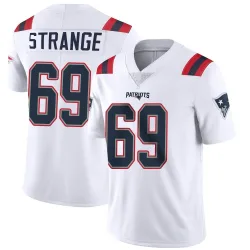 New England Patriots Youth Limited White Vapor Untouchable Jersey (69 Cole Strange)