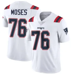 New England Patriots Youth Limited White Vapor Untouchable Jersey (76 Morgan Moses)