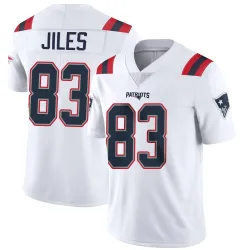 New England Patriots Youth Limited White Vapor Untouchable Jersey (83 John Jiles)