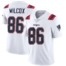 New England Patriots Youth Limited White Vapor Untouchable Jersey (86 Mitchell Wilcox)