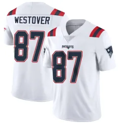 New England Patriots Youth Limited White Vapor Untouchable Jersey (87 Jack Westover)